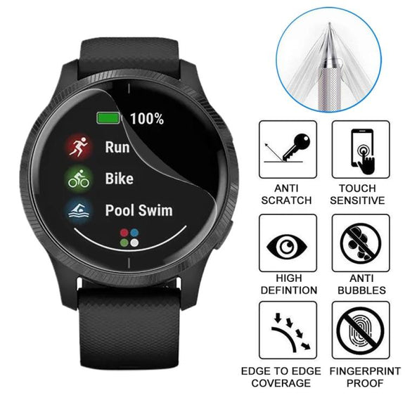 For Garmin Venu 5pcs xDfind Soft Hydrogel Film Full Cover Front Protector