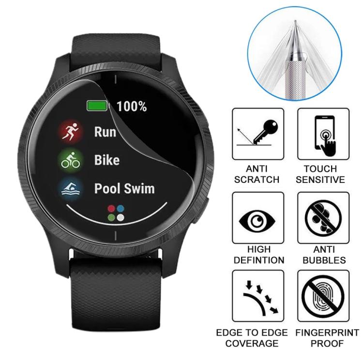 For Garmin Venu 5pcs xDfind Soft Hydrogel Film Full Cover Front Protector