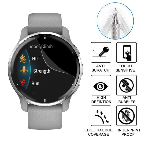 For Garmin Venu 2 Plus 5pcs xDfind Soft Hydrogel Film Full Cover Front Protector