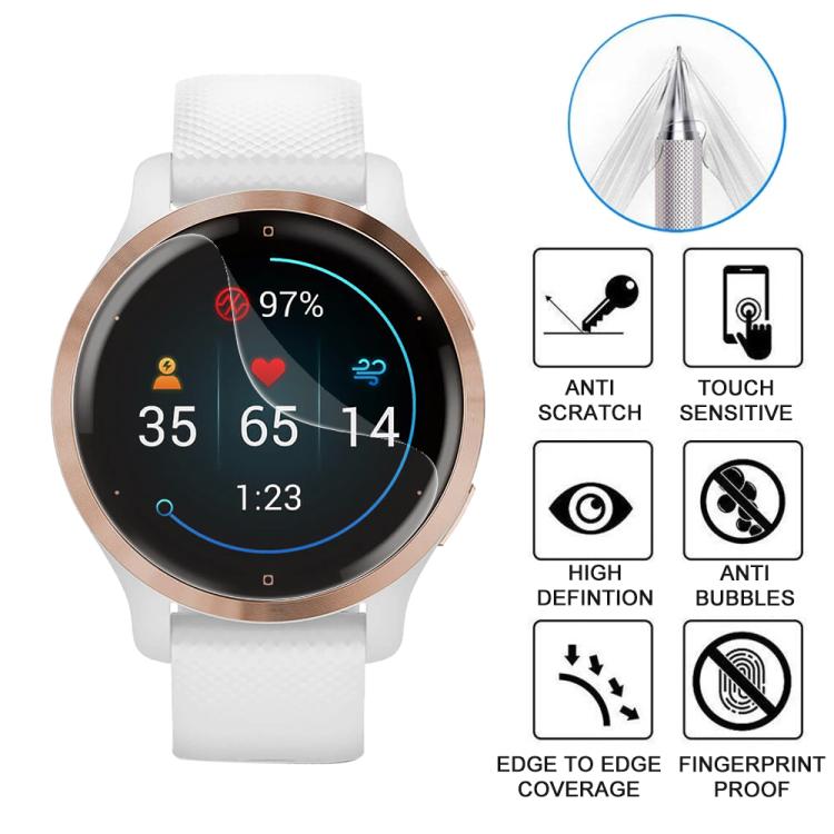 For Garmin Venu 2s 5pcs xDfind Soft Hydrogel Film Full Cover Front Protector