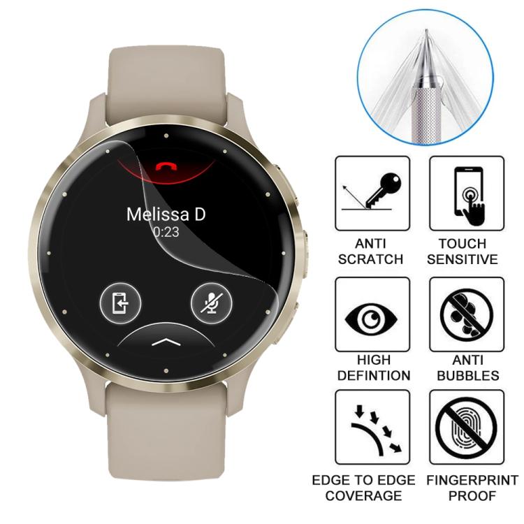 For Garmin Venu 3s 5pcs xDfind Soft Hydrogel Film Full Cover Front Protector