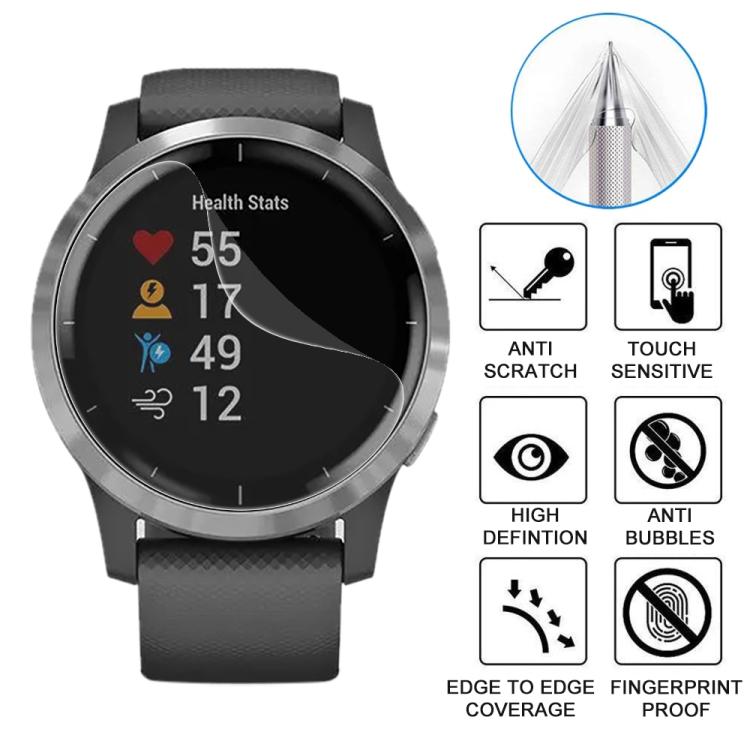 For Garmin Vivoactive 4 5pcs xDfind Soft Hydrogel Film Full Cover Front Protector