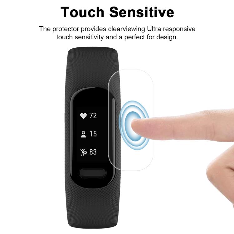 For Garmin vivosmart 5 5pcs xDfind Soft Hydrogel Film Full Cover Front Protector