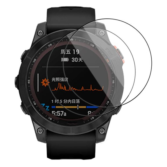 For Garmin Fenix 7 2pcs xDfind Curved 3D Composite Material Soft Film Screen Protector