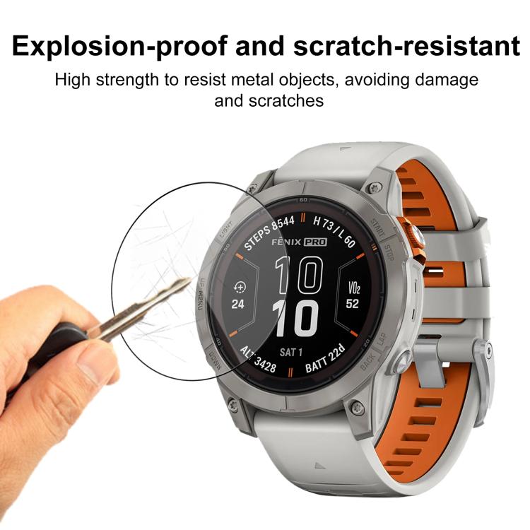 For Garmin Fenix 7 Pro 2pcs xDfind Curved 3D Composite Material Soft Film Screen Protector - free shipping - PMC TechLife - Order now!