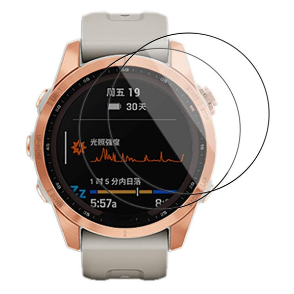 For Garmin Fenix 7s 2pcs xDfind Curved 3D Composite Material Soft Film Screen Protector