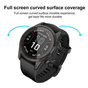 For Garmin Fenix 7s Pro 2pcs xDfind Curved 3D Composite Material Soft Film Screen Protector
