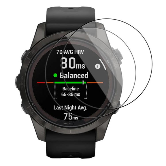 For Garmin Fenix 7s Pro 2pcs xDfind Curved 3D Composite Material Soft Film Screen Protector