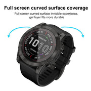 For Garmin Fenix 7X 2pcs xDfind Curved 3D Composite Material Soft Film Screen Protector