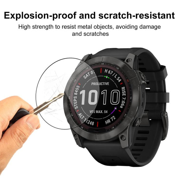 For Garmin Fenix 7X 2pcs xDfind Curved 3D Composite Material Soft Film Screen Protector