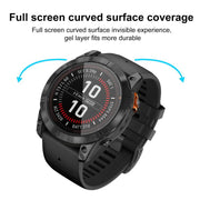 For Garmin Fenix 7X Pro 2pcs xDfind Curved 3D Composite Material Soft Film Screen Protector