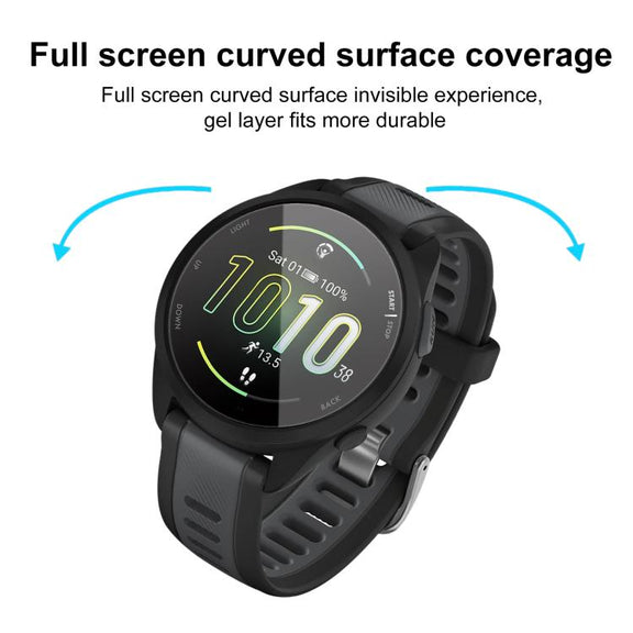 For Garmin Forerunner 165 2pcs xDfind Curved 3D Composite Material Soft Film Screen Protector