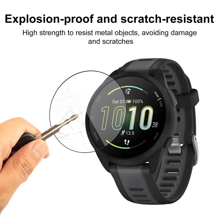 For Garmin Forerunner 165 2pcs xDfind Curved 3D Composite Material Soft Film Screen Protector
