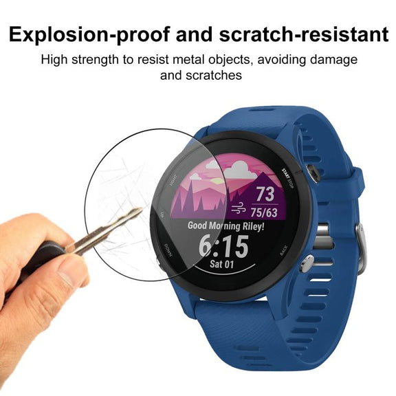 For Garmin Forerunner 255 2pcs xDfind Curved 3D Composite Material Soft Film Screen Protector