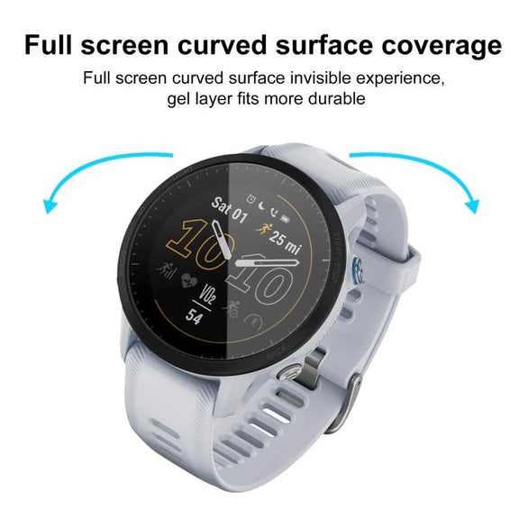 For Garmin Forerunner 955 2pcs xDfind Curved 3D Composite Material Soft Film Screen Protector