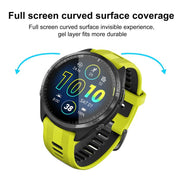 For Garmin Forerunner 965 2pcs xDfind Curved 3D Composite Material Soft Film Screen Protector