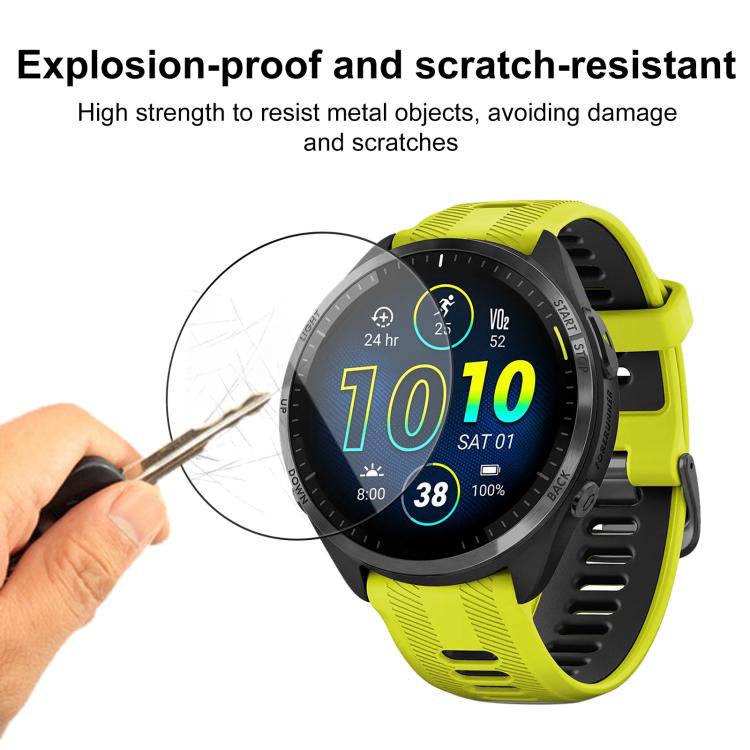 For Garmin Forerunner 965 2pcs xDfind Curved 3D Composite Material Soft Film Screen Protector - free shipping - PMC TechLife - Order now!