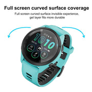 For Garmin Forerunner 265 44mm 2pcs xDfind Curved 3D Composite Material Soft Film Screen Protector