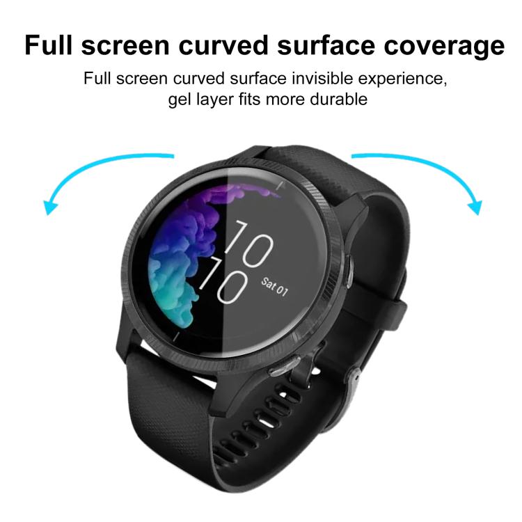 For Garmin Venu 2pcs xDfind Curved 3D Composite Material Soft Film Screen Protector