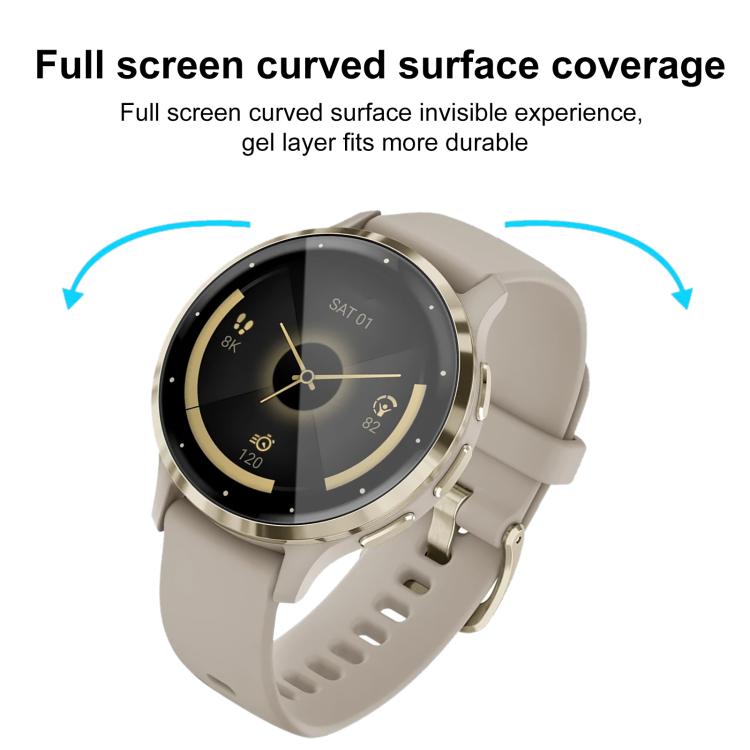 For Garmin Venu 3s 2pcs xDfind Curved 3D Composite Material Soft Film Screen Protector