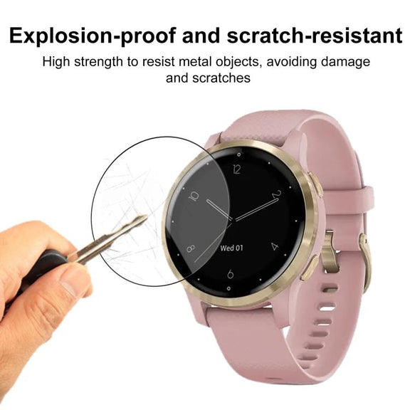 For Garmin Vivoactive 4S 2pcs xDfind Curved 3D Composite Material Soft Film Screen Protector