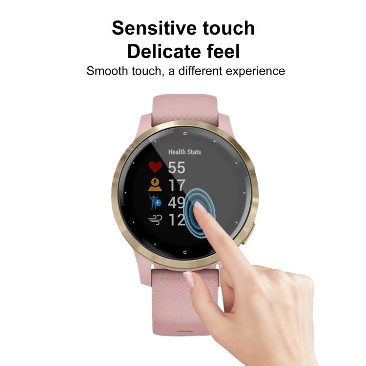 For Garmin Vivoactive 4S 2pcs xDfind Curved 3D Composite Material Soft Film Screen Protector