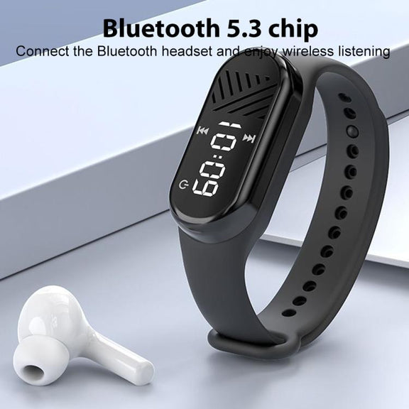 BT5.3 Sports MP3 Watch Supports Micro SD Card, ROM:8GB(Black)