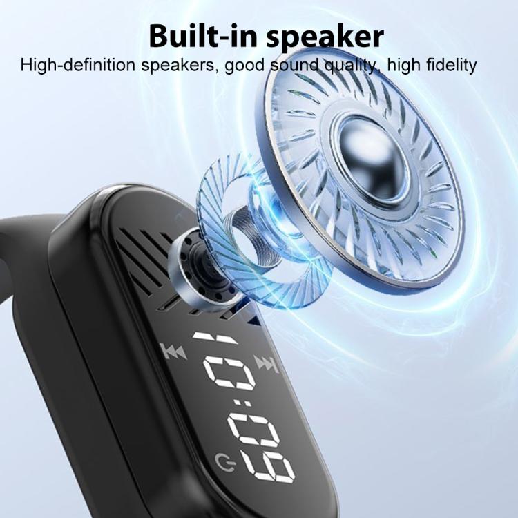 BT5.3 Sports MP3 Watch Supports Micro SD Card, ROM:64GB(Black) - Smart Wristbands by PMC Jewellery | Online Shopping South Africa | PMC Jewellery | Buy Now Pay Later Mobicred