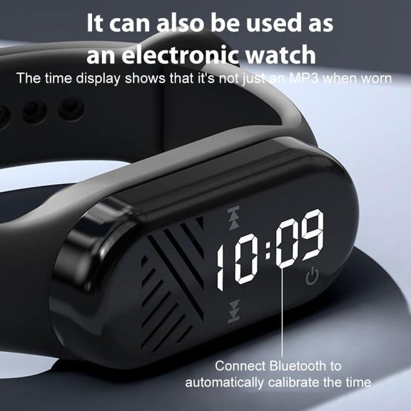 BT5.3 Sports MP3 Watch Supports Micro SD Card, ROM:8GB(Black)