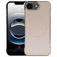 For iPhone 16e Electroplating Frameless Frosted Anti-Glare PC MagSafe Phone Case(Desert Gold) - free shipping - PMC TechLife - Order now!
