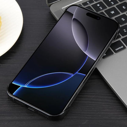 For iPhone 16e Electroplating Frameless Frosted Anti-Glare PC MagSafe Phone Case(Black) - free shipping - PMC Jewellery - Order now!