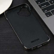 For iPhone 16 Electroplating Frameless Frosted Anti-Glare PC MagSafe Phone Case(Titanium Gray)