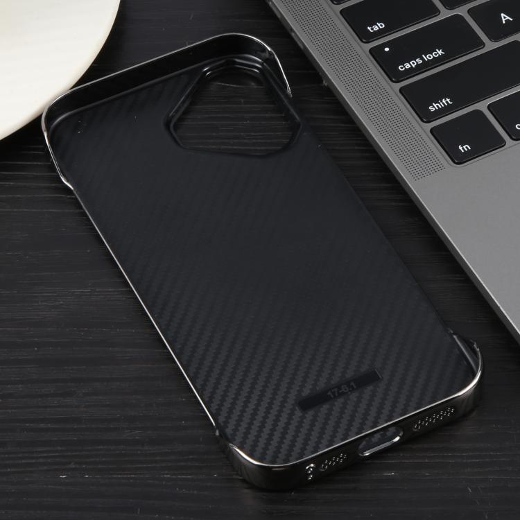 For iPhone 16 Electroplating Frameless Frosted Anti-Glare PC MagSafe Phone Case(Titanium Gray)