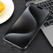 For iPhone 15 Pro Max Electroplating Frameless Frosted Anti-Glare PC MagSafe Phone Case(Silver White)