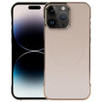 For iPhone 14 Pro Max Electroplating Frameless Frosted Anti-Glare PC MagSafe Phone Case(Desert Gold) - free shipping - PMC TechLife - Order now!