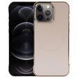 For iPhone 13 Pro Max / 12 Pro Max Electroplating Frameless Frosted Anti-Glare PC MagSafe Phone Case(Desert Gold) - free shipping - PMC TechLife - Order now!
