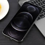 For iPhone 13 Pro Max / 12 Pro Max Electroplating Frameless Frosted Anti-Glare PC MagSafe Phone Case(Titanium Gray)
