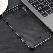 For iPhone 13 Pro Max / 12 Pro Max Electroplating Frameless Frosted Anti-Glare PC MagSafe Phone Case(Titanium Gray)