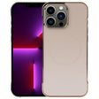 For iPhone 13 Pro Electroplating Frameless Frosted Anti-Glare PC MagSafe Phone Case(Desert Gold) - free shipping - PMC TechLife - Order now!