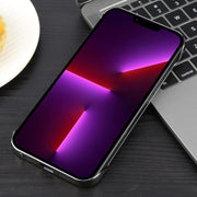 For iPhone 13 Pro Electroplating Frameless Frosted Anti-Glare PC MagSafe Phone Case(Titanium Gray)