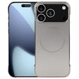 For iPhone 17 Pro Max Electroplating Frameless Frosted Anti-Glare PC MagSafe Phone Case(Titanium Gray) - free shipping - PMC TechLife - Order now!