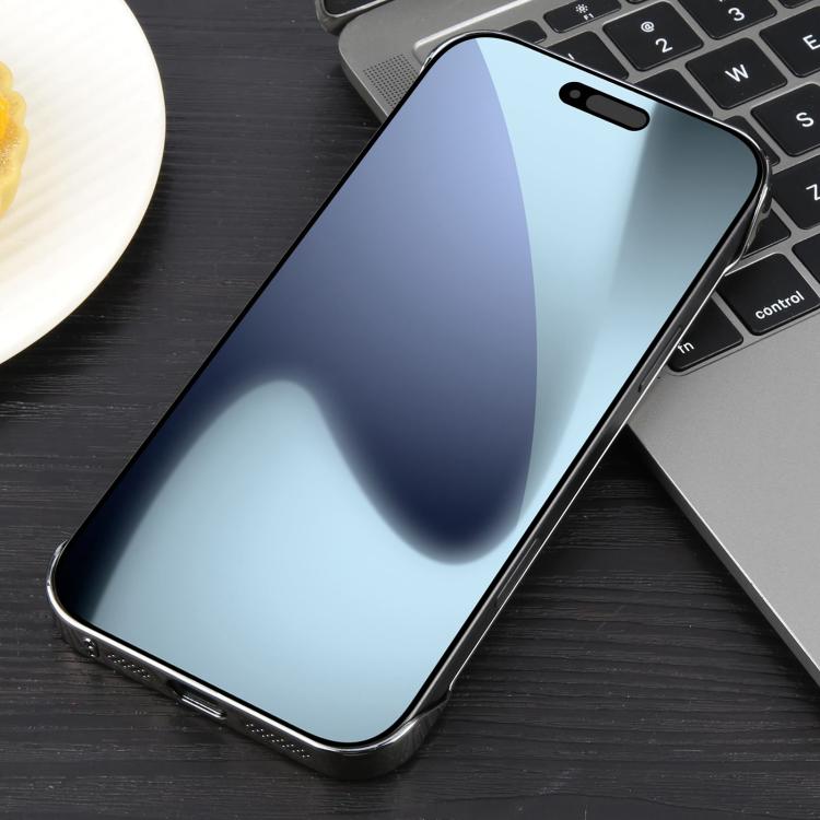 For iPhone 17 Pro Max Electroplating Frameless Frosted Anti-Glare PC MagSafe Phone Case(Titanium Gray)