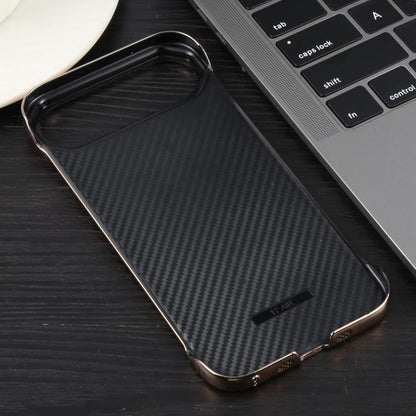 For iPhone 17 Air Electroplating Frameless Frosted Anti-Glare PC MagSafe Phone Case(Desert Gold) - free shipping - PMC Jewellery - Order now!