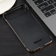 For iPhone 17 Air Electroplating Frameless Frosted Anti-Glare PC MagSafe Phone Case(Desert Gold)
