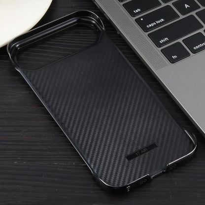 For iPhone 17 Air Electroplating Frameless Frosted Anti-Glare PC MagSafe Phone Case(Black) - free shipping - PMC Jewellery - Order now!