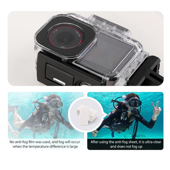 For DJI Osmo Action 5 Pro Magnetic 60m Water-resistant Case Diving Case with Base + Gift Kit