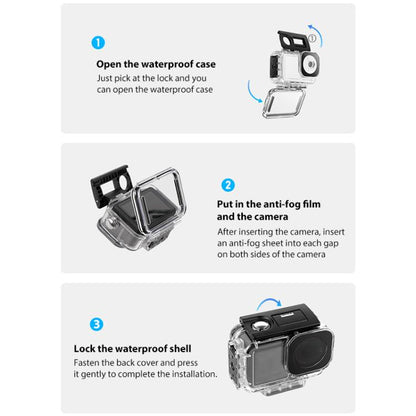 For DJI Osmo Action 5 Pro Magnetic 60m Waterproof Case Diving Case with Base + Gift Kit - free shipping - PMC Jewellery - Order now!