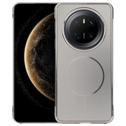 For Huawei Mate 70 Electroplating Frameless Frosted Anti-Glare PC MagSafe Phone Case(Titanium Gray)