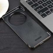 For Huawei Mate 70 Electroplating Frameless Frosted Anti-Glare PC MagSafe Phone Case(Titanium Gray)