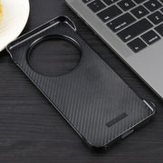 For Huawei Mate 70 Pro Electroplating Frameless Frosted Anti-Glare PC MagSafe Phone Case(Black)
